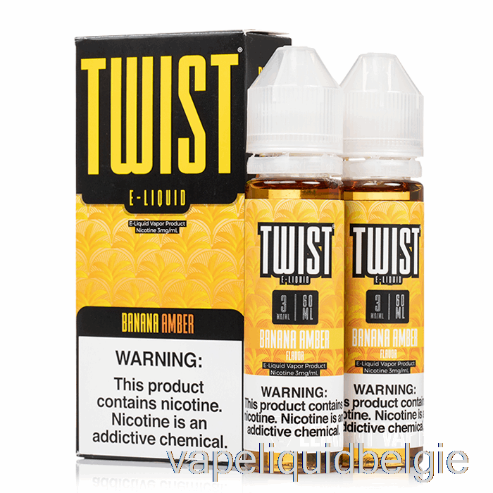 Vape Vloeistof Banaan Amber - Twist E-liquid - 120ml 6mg